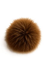Tofs till mössa - brown - NÉLHAF