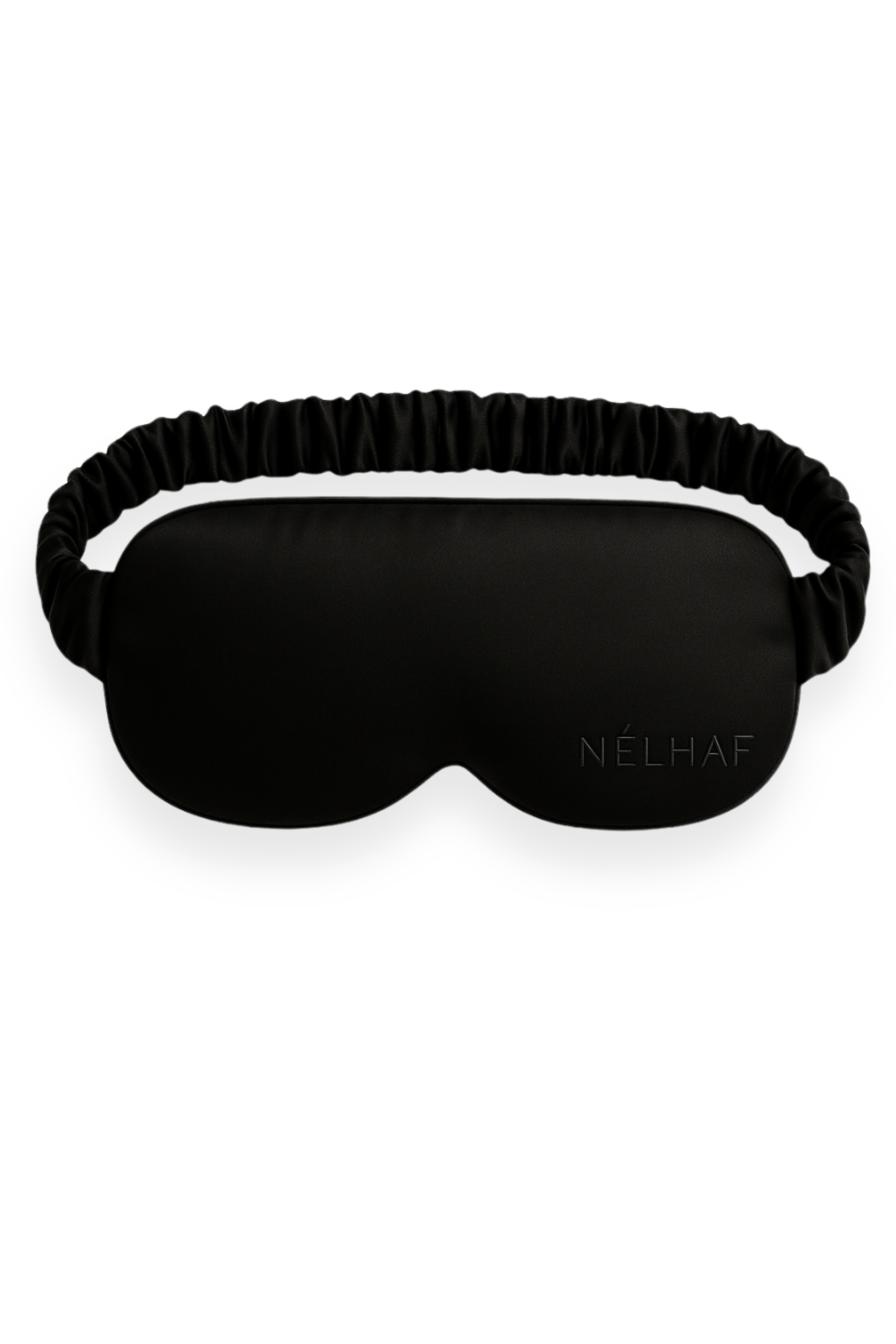 2 Pack Siden Sovmask - Svart