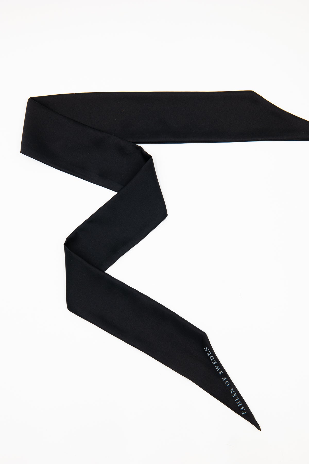 Silk Twilly Scarf – svart
