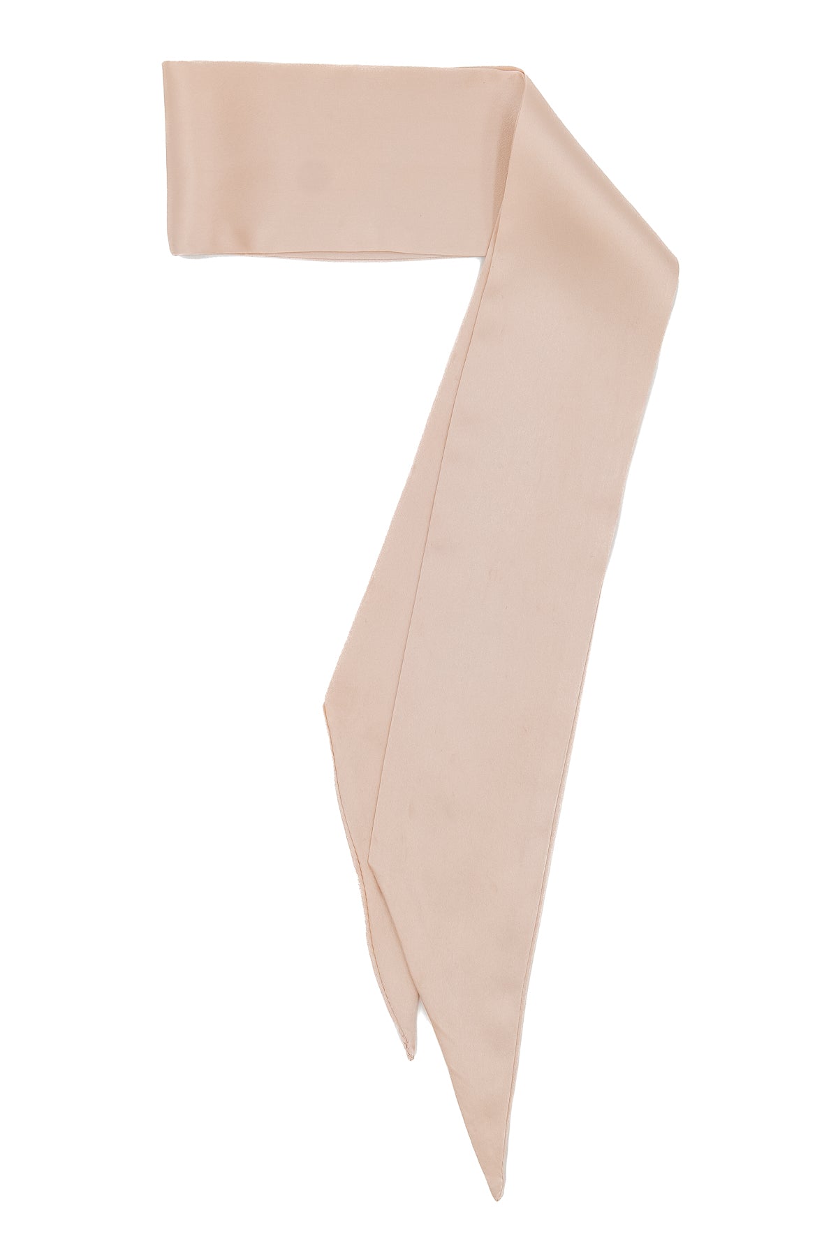Silk Twilly Scarf – Rose Gold