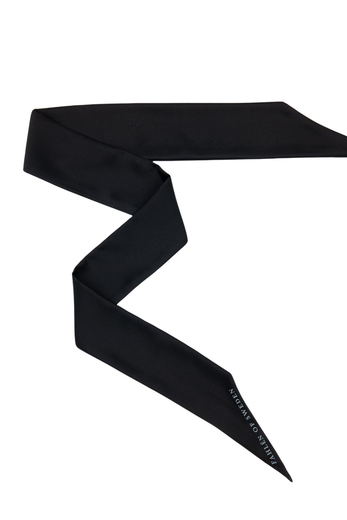 Silk Twilly Scarf – svart